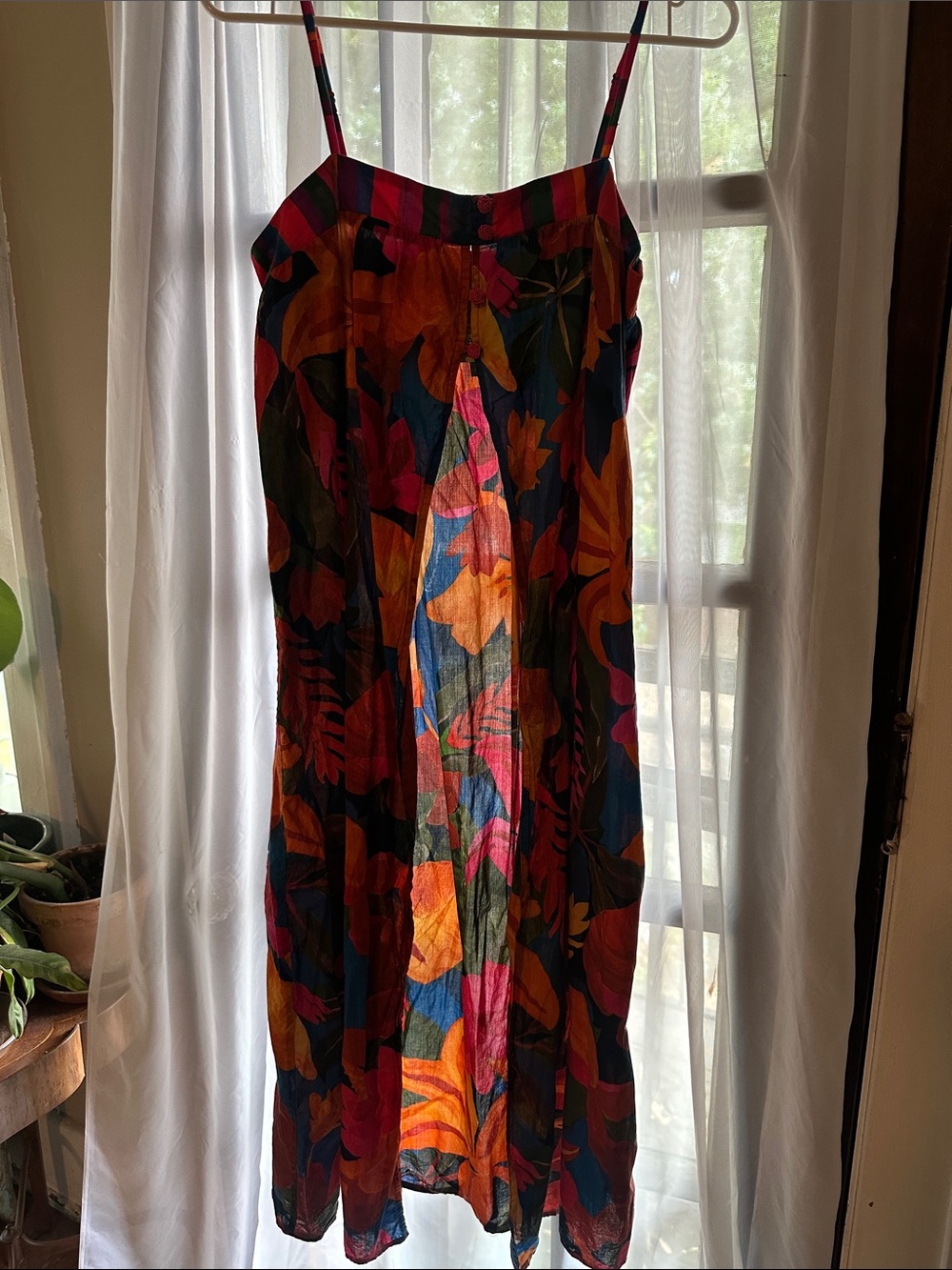 FARM Rio Multi-Color open front Tropical Print Swim Coverup - Picture 2 of 3